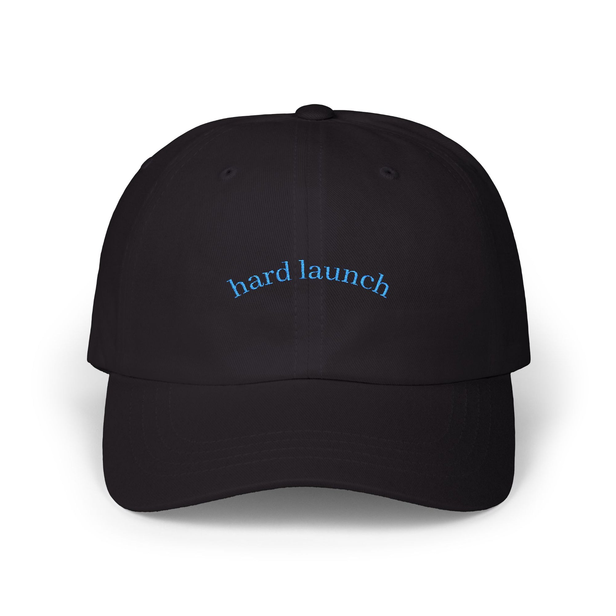 Classic Dad Cap: Hard Launch Embroidered Adjustable Hat for Fashion-Forward Men, Casual Wear, Gift for Dad, Summer Accessory