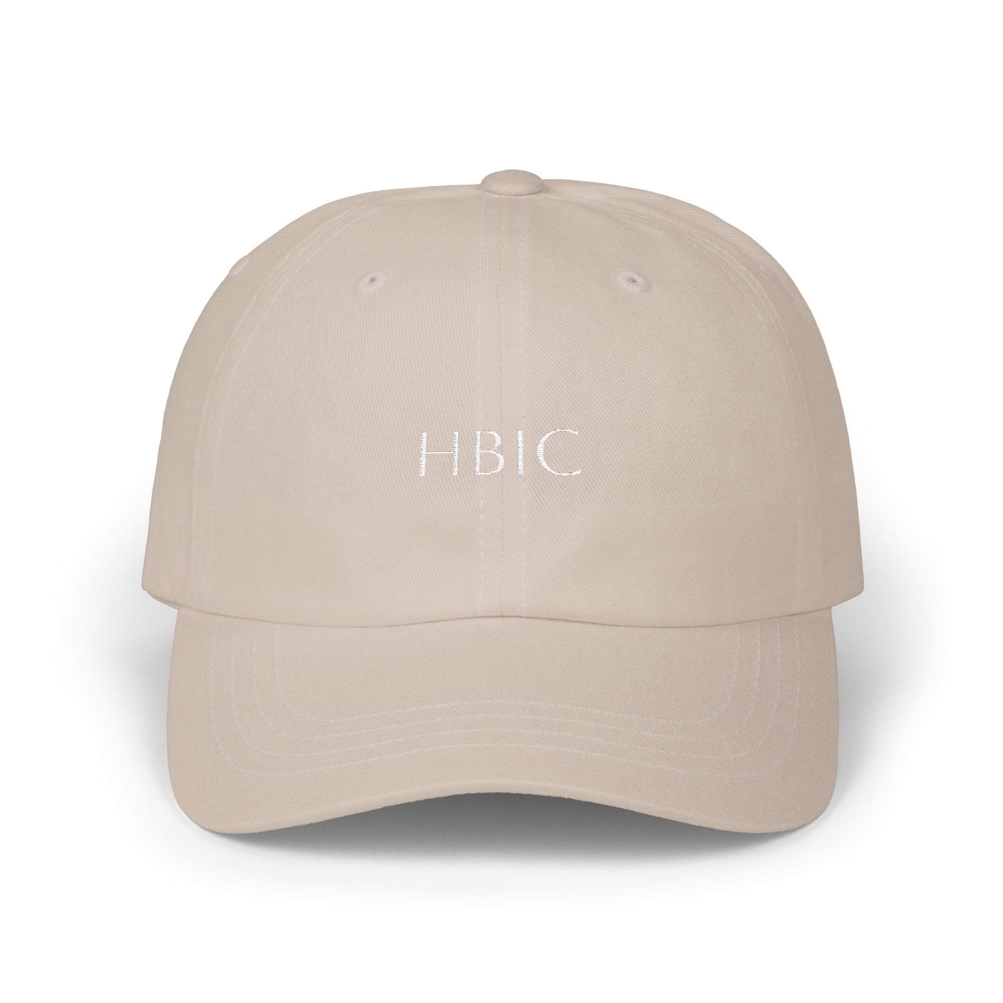 Stylish Dad Cap, Casual Dad Hat with HBIC Text, Gift for Fathers, Everyday Wear, Outdoor Adventures, Trendy Accessories