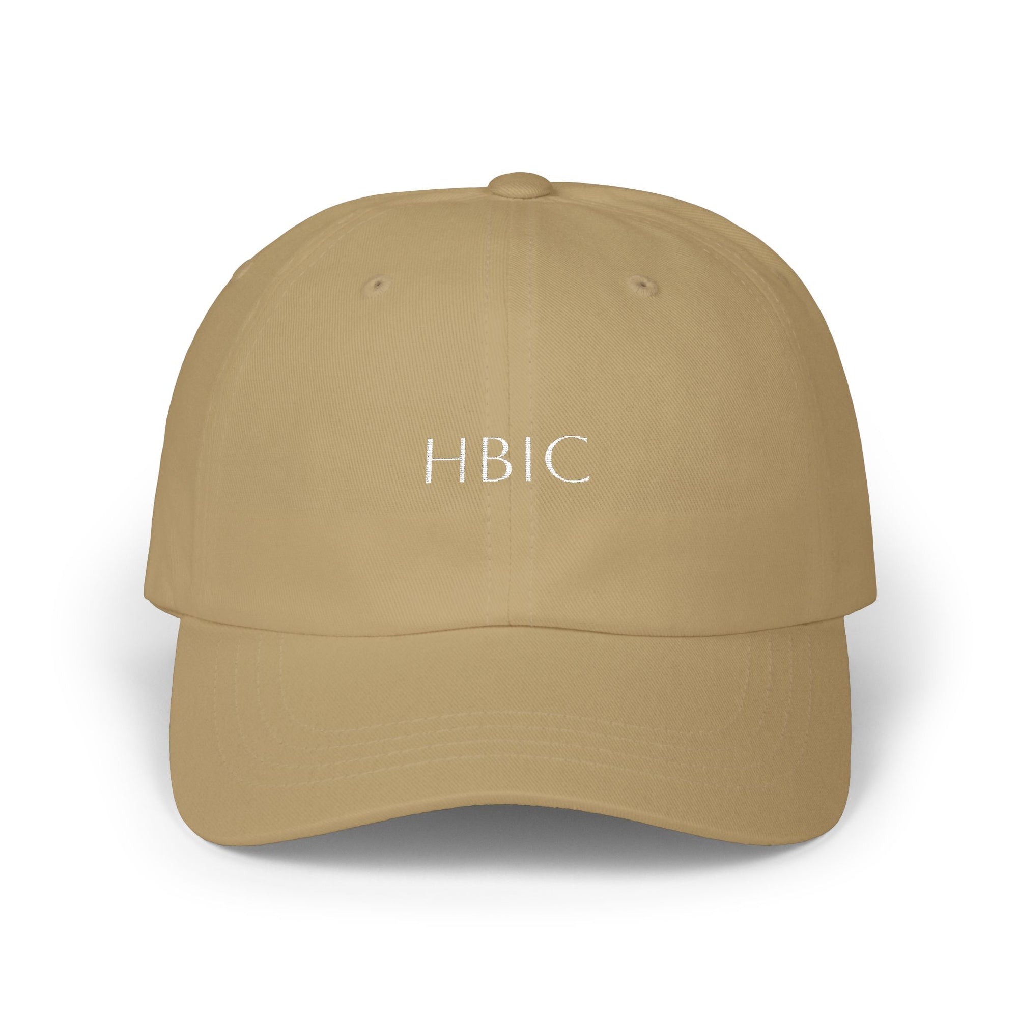 Stylish Dad Cap, Casual Dad Hat with HBIC Text, Gift for Fathers, Everyday Wear, Outdoor Adventures, Trendy Accessories