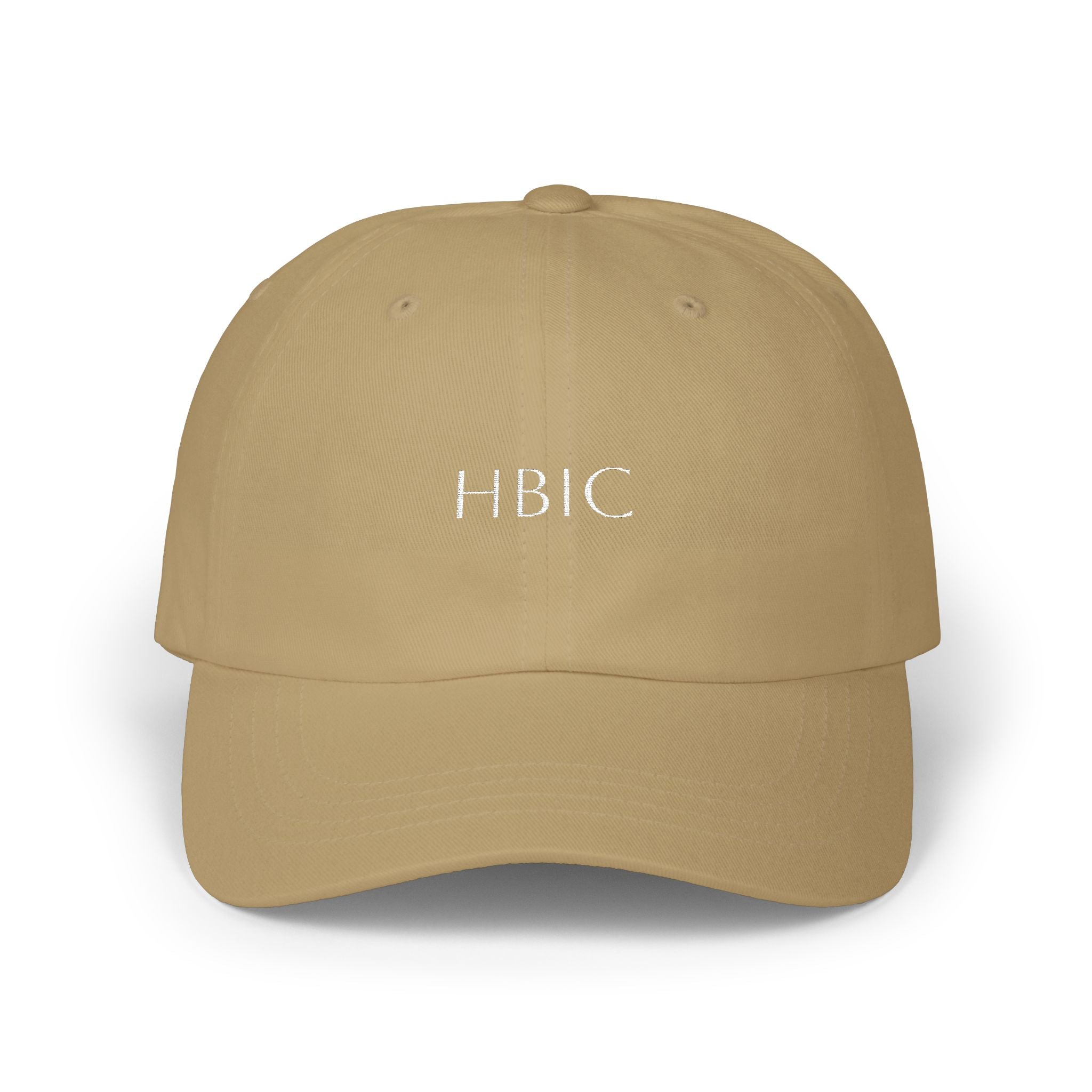 Stylish Dad Cap, Casual Dad Hat with HBIC Text, Gift for Fathers, Everyday Wear, Outdoor Adventures, Trendy Accessories