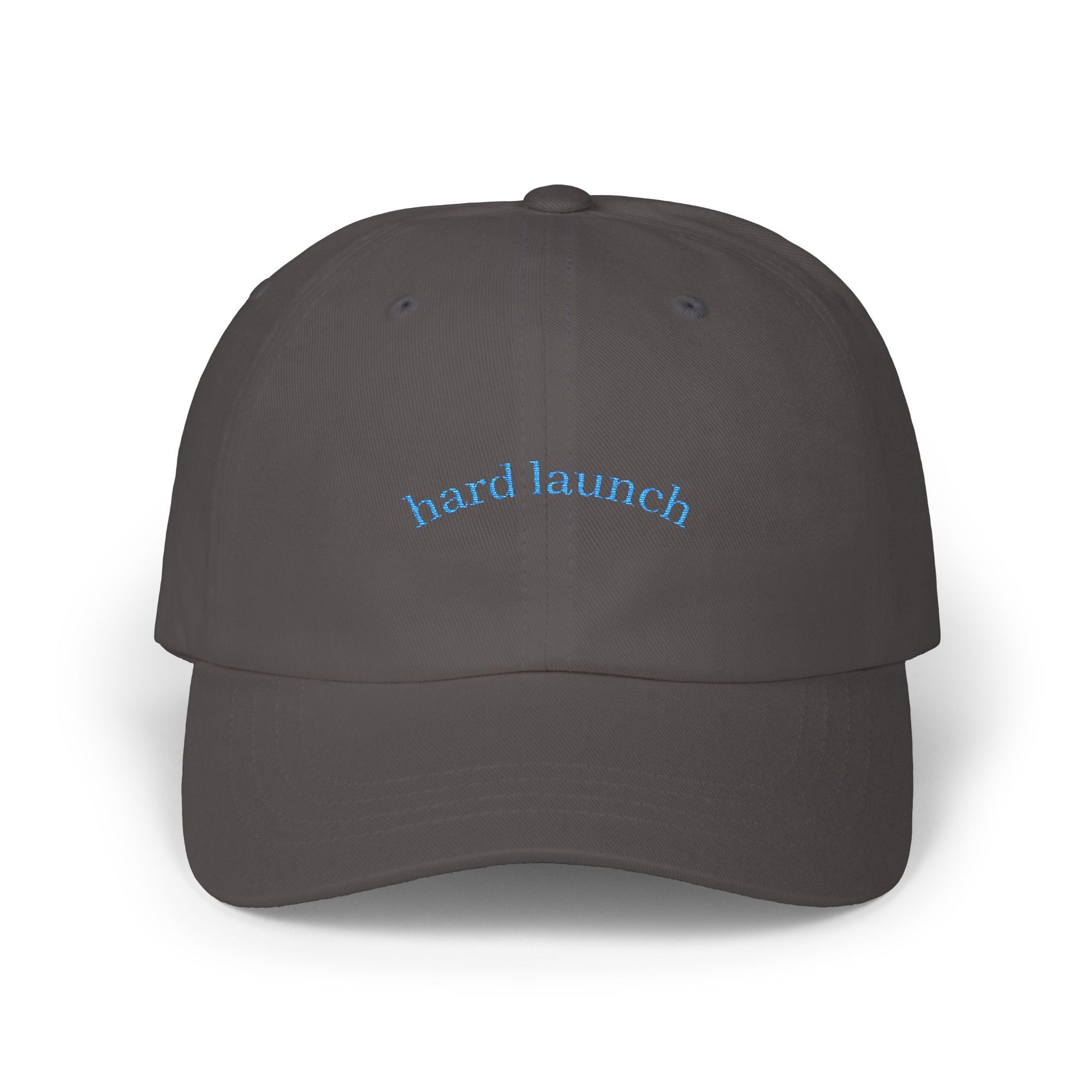 Classic Dad Cap: Hard Launch Embroidered Adjustable Hat for Fashion-Forward Men, Casual Wear, Gift for Dad, Summer Accessory