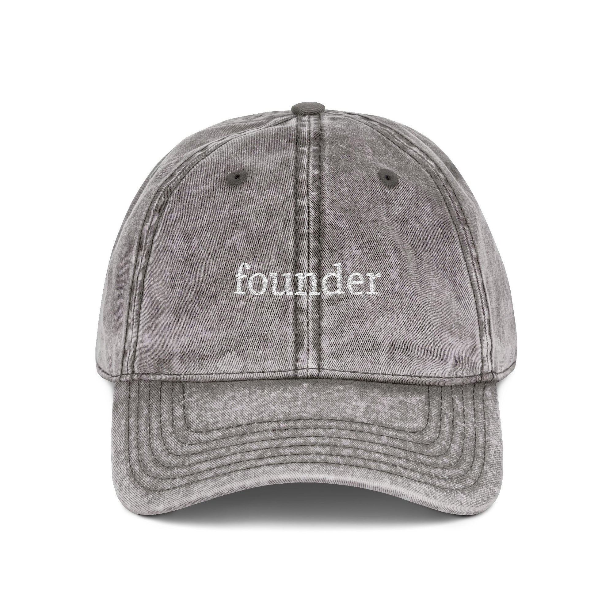 Vintage Embroidered Cap - Casual Style Hat for Entrepreneurs, Gifts for Founders, Relaxed Fit Baseball Cap, Trendy Accessories