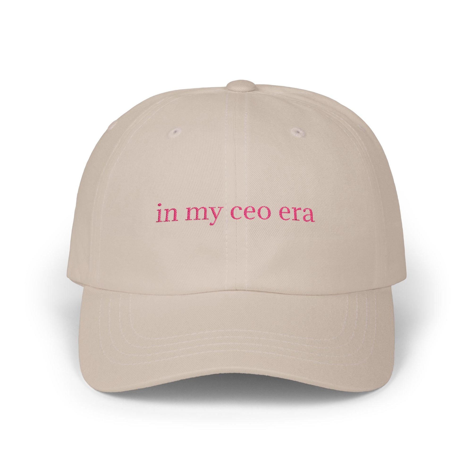 CEO Era Dad Cap | Trendy White Baseball Hat, Gift for Entrepreneurs, Casual Accessory, Adjustable Cap, Summer Essential