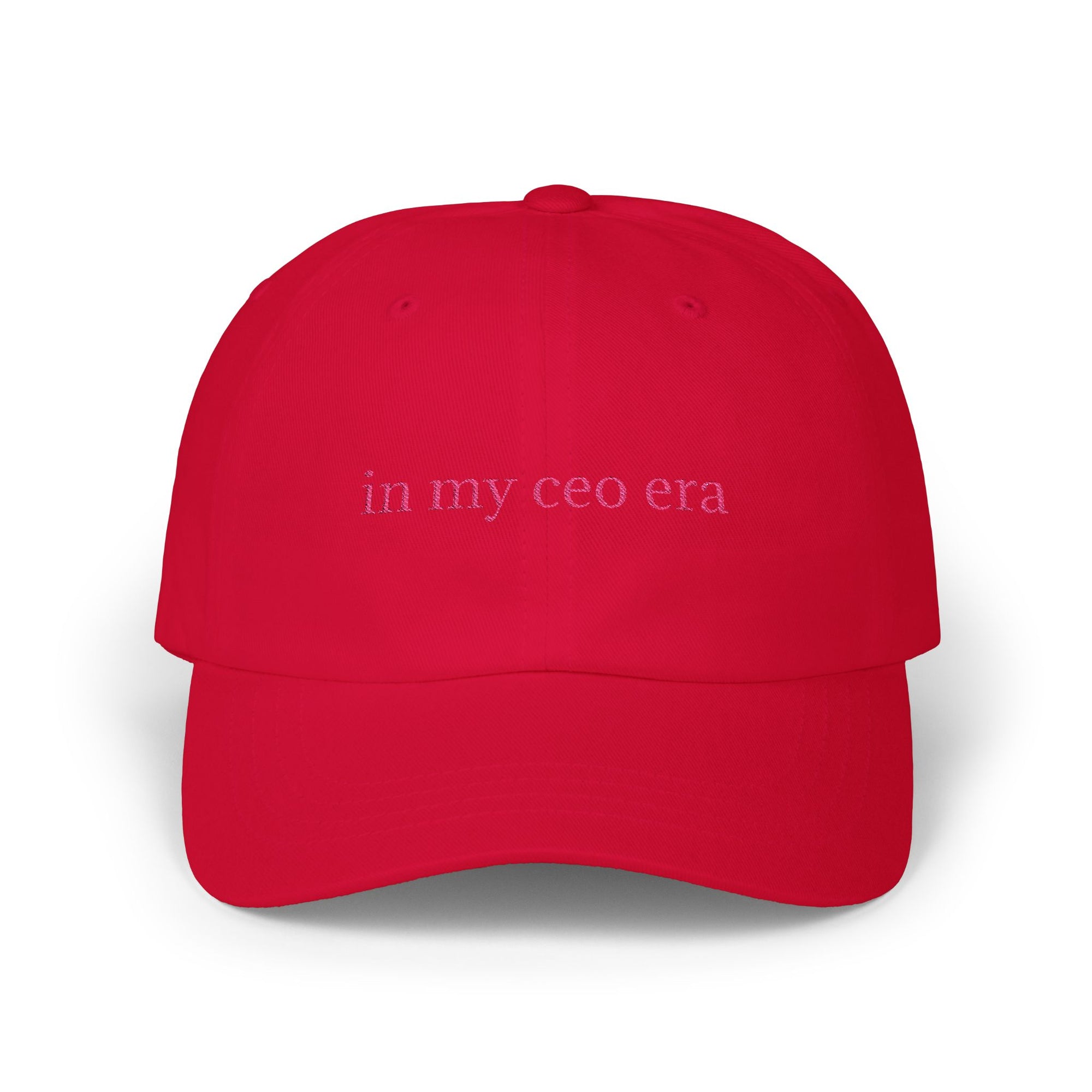 CEO Era Dad Cap | Trendy White Baseball Hat, Gift for Entrepreneurs, Casual Accessory, Adjustable Cap, Summer Essential