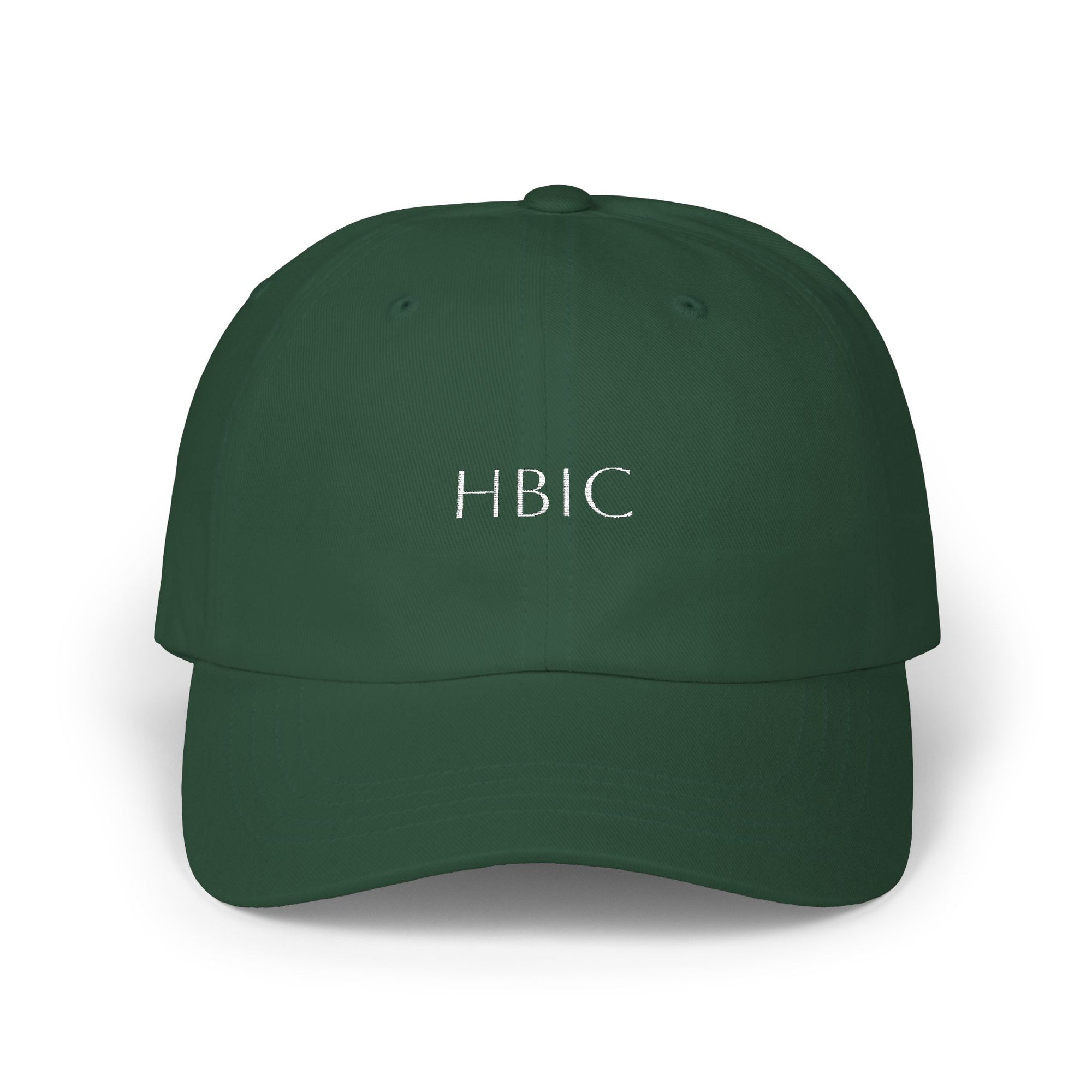Stylish Dad Cap, Casual Dad Hat with HBIC Text, Gift for Fathers, Everyday Wear, Outdoor Adventures, Trendy Accessories