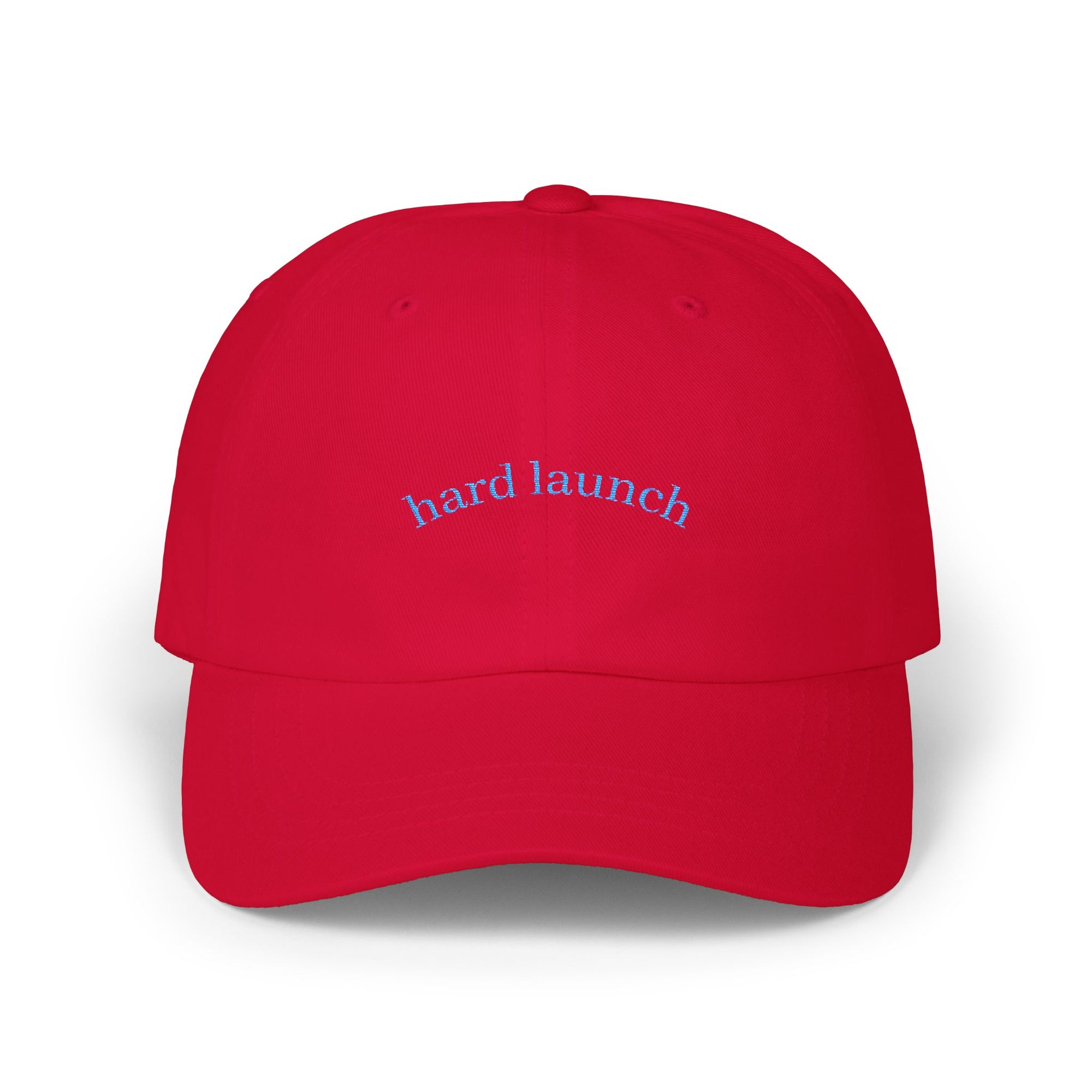 Classic Dad Cap: Hard Launch Embroidered Adjustable Hat for Fashion-Forward Men, Casual Wear, Gift for Dad, Summer Accessory