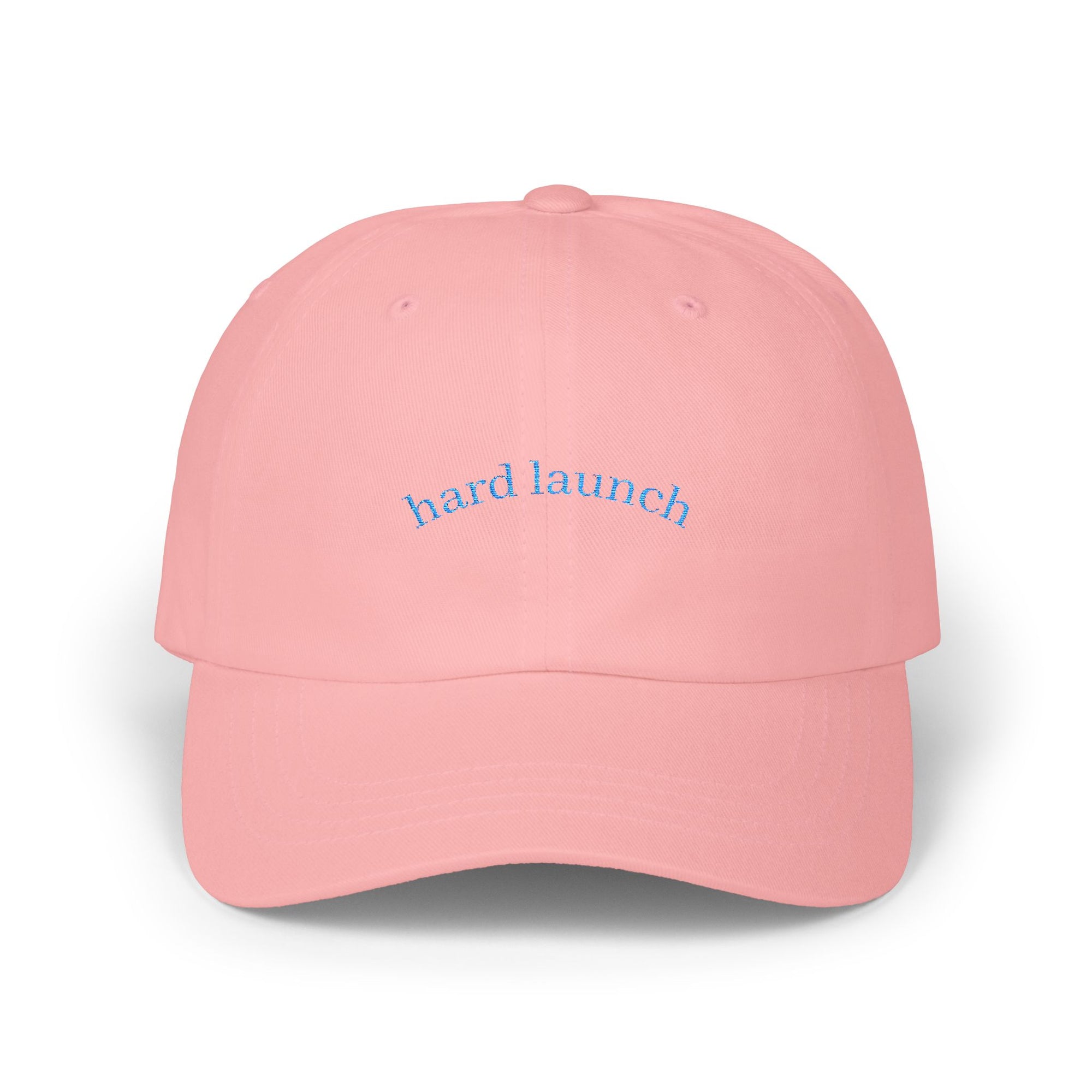 Classic Dad Cap: Hard Launch Embroidered Adjustable Hat for Fashion-Forward Men, Casual Wear, Gift for Dad, Summer Accessory