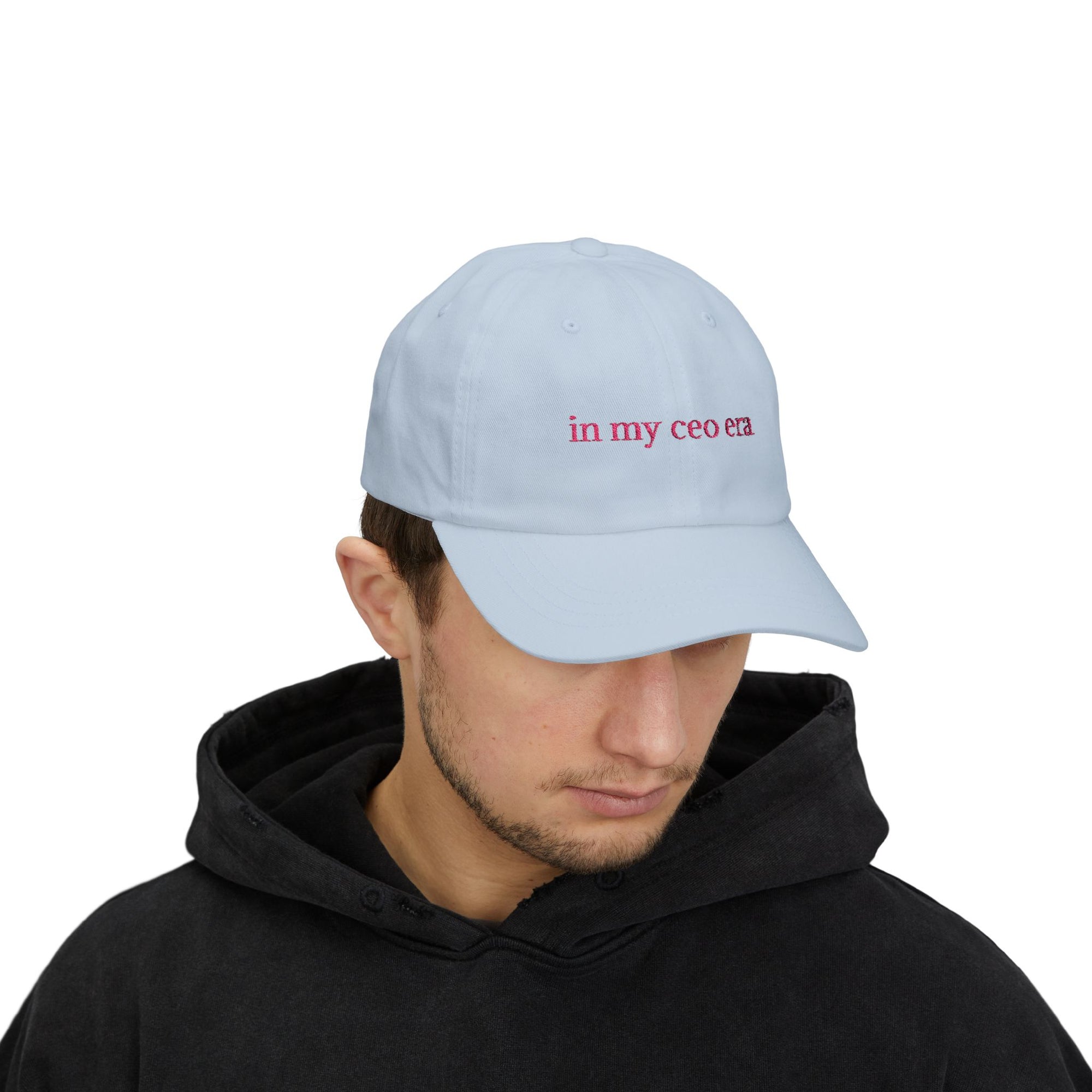 CEO Era Dad Cap | Trendy White Baseball Hat, Gift for Entrepreneurs, Casual Accessory, Adjustable Cap, Summer Essential