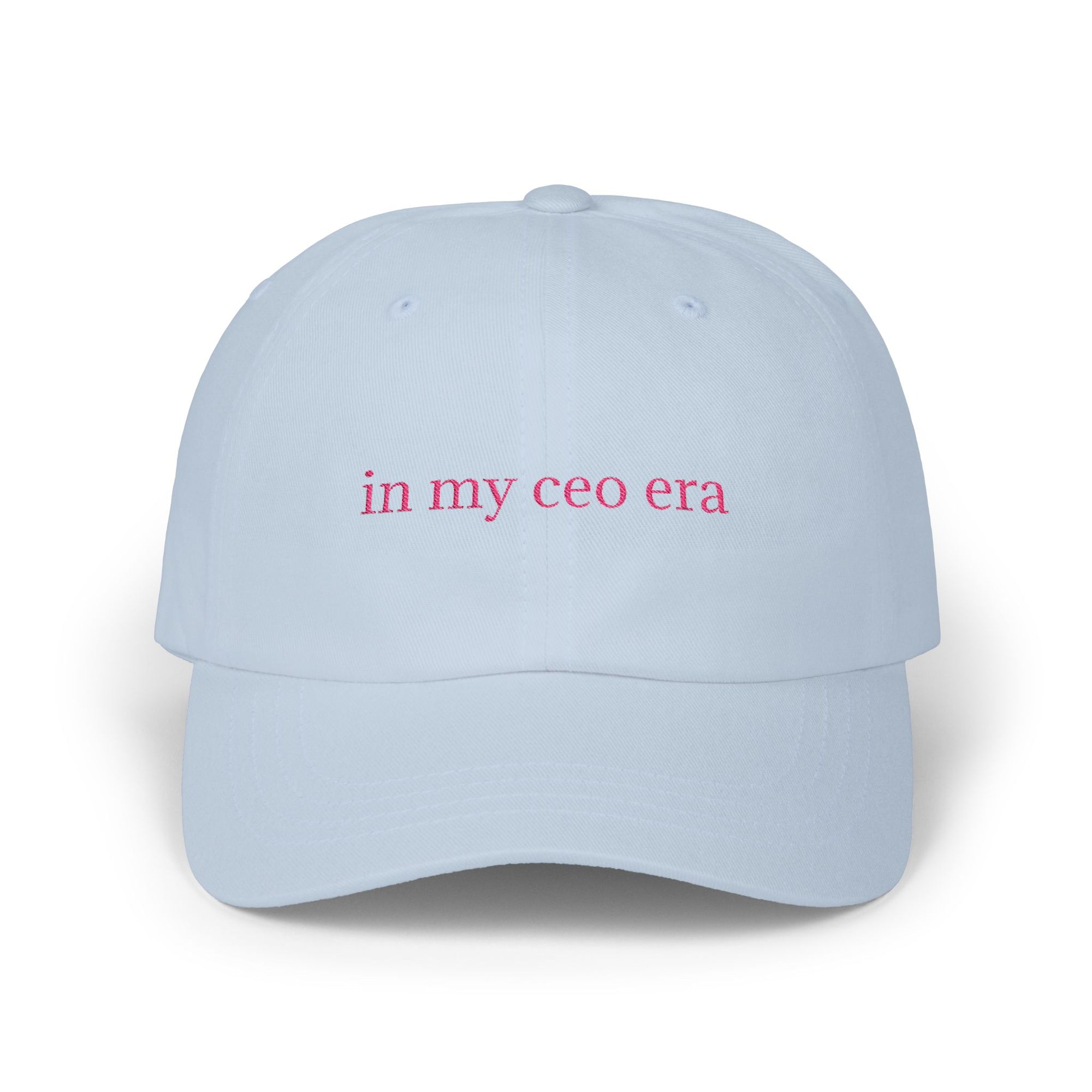 CEO Era Dad Cap | Trendy White Baseball Hat, Gift for Entrepreneurs, Casual Accessory, Adjustable Cap, Summer Essential