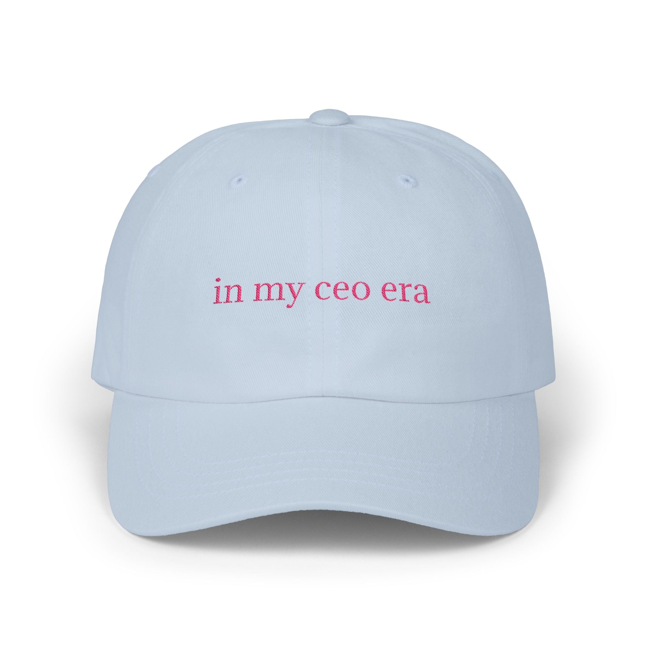 CEO Era Dad Cap | Trendy White Baseball Hat, Gift for Entrepreneurs, Casual Accessory, Adjustable Cap, Summer Essential