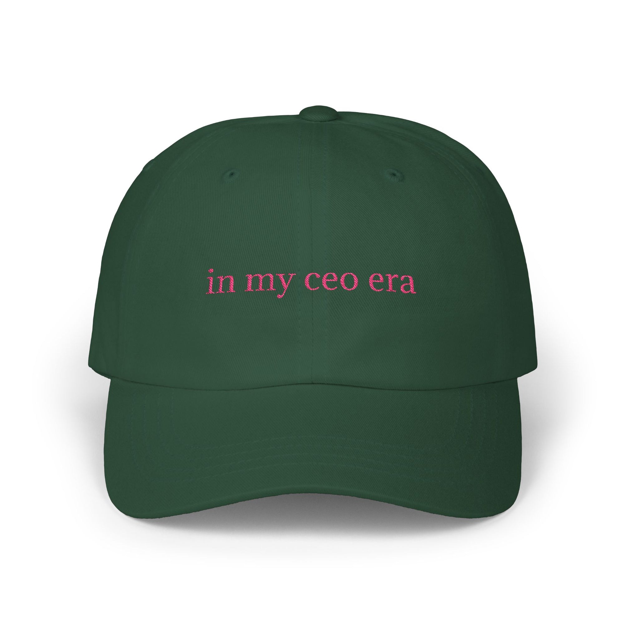 CEO Era Dad Cap | Trendy White Baseball Hat, Gift for Entrepreneurs, Casual Accessory, Adjustable Cap, Summer Essential