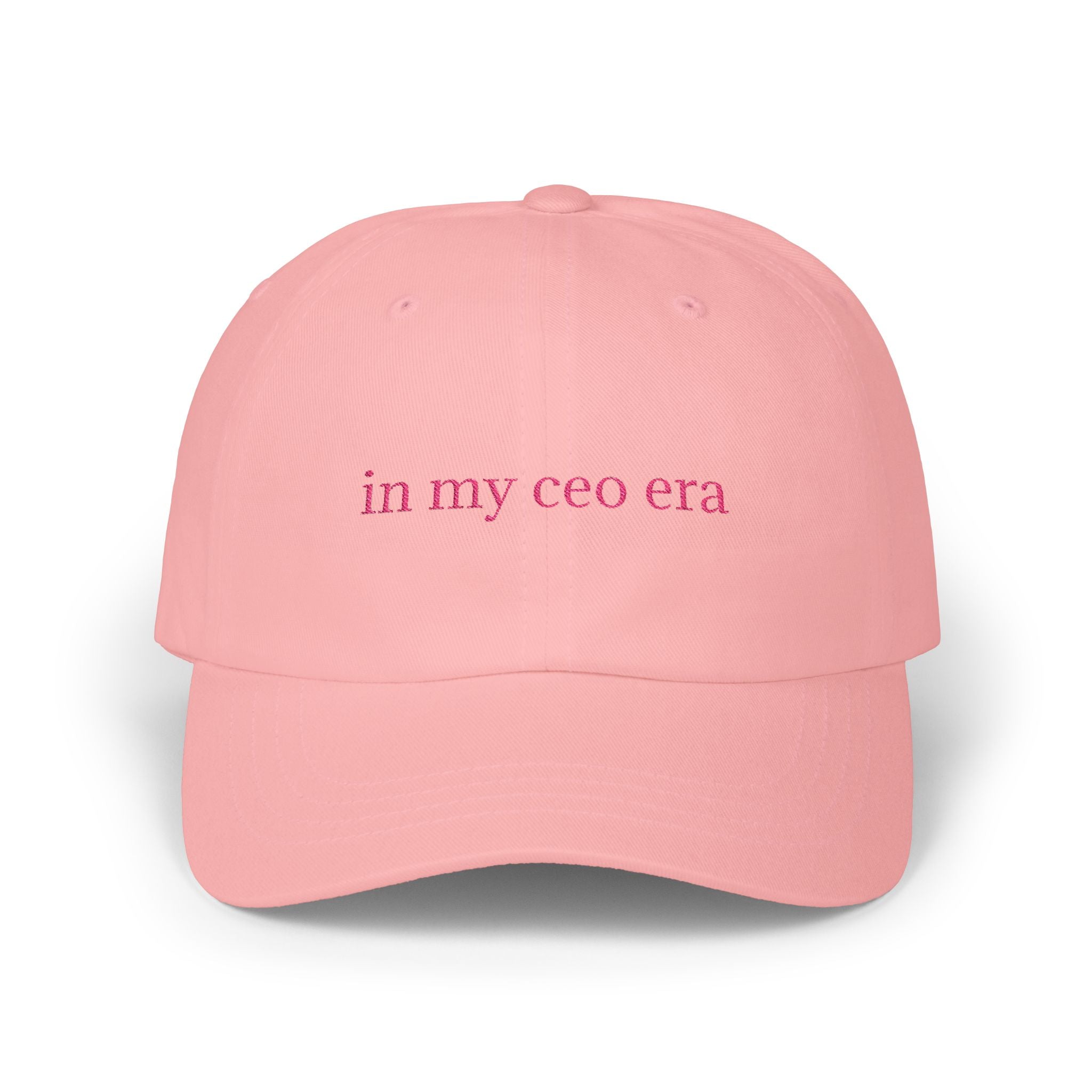 CEO Era Dad Cap | Trendy White Baseball Hat, Gift for Entrepreneurs, Casual Accessory, Adjustable Cap, Summer Essential